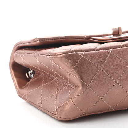 Chanel Metallic Grained Calfskin Quilted 2.55 Reissue Mini Flap Copper Pink 8 of 9