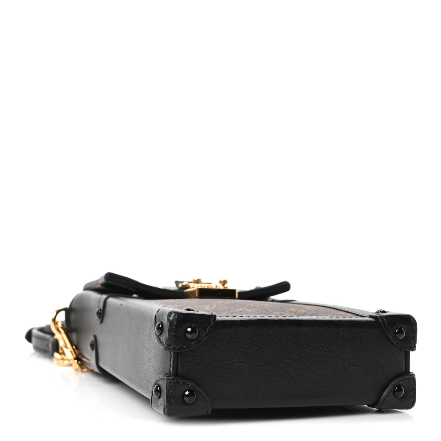 Louis Vuitton Monogram Pochette Trunk Verticale Black 3 of 8