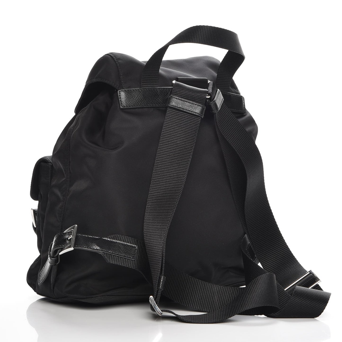 Nylon Vela Medium Backpack Black