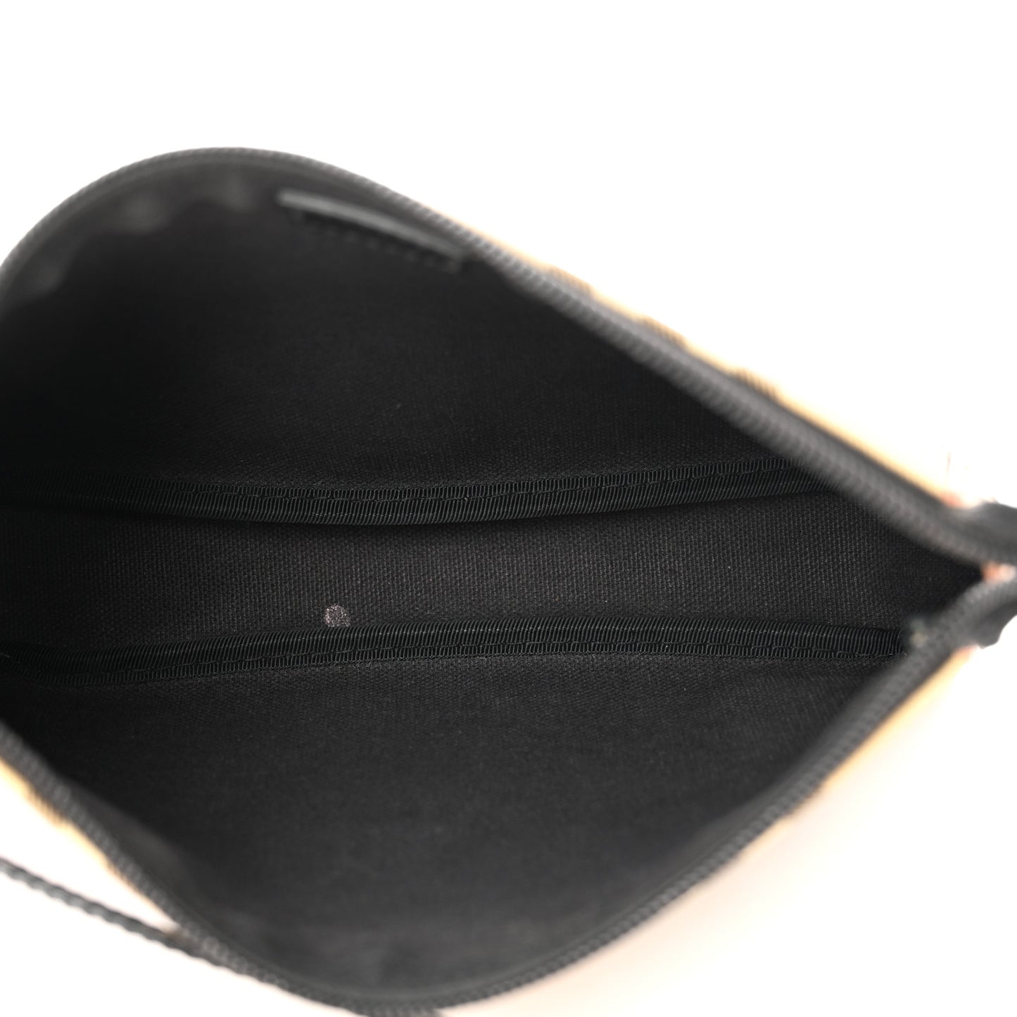 House Check Shoulder Bag Black