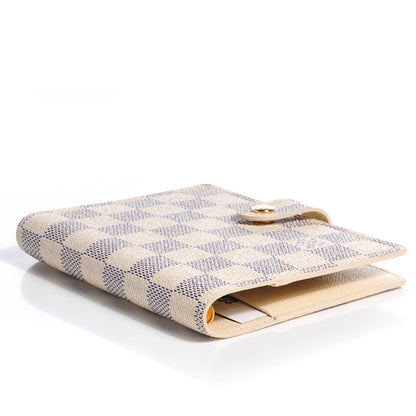 Louis Vuitton Damier Azur Small Ring Agenda Cover 4 of 7