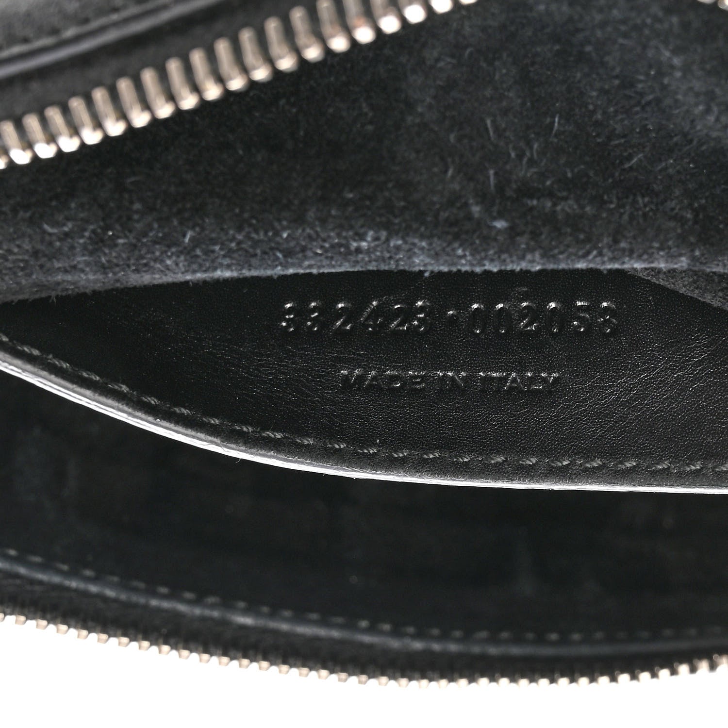Saint Laurent Calfskin Studded Classic Duffle 6 Black 7 of 10