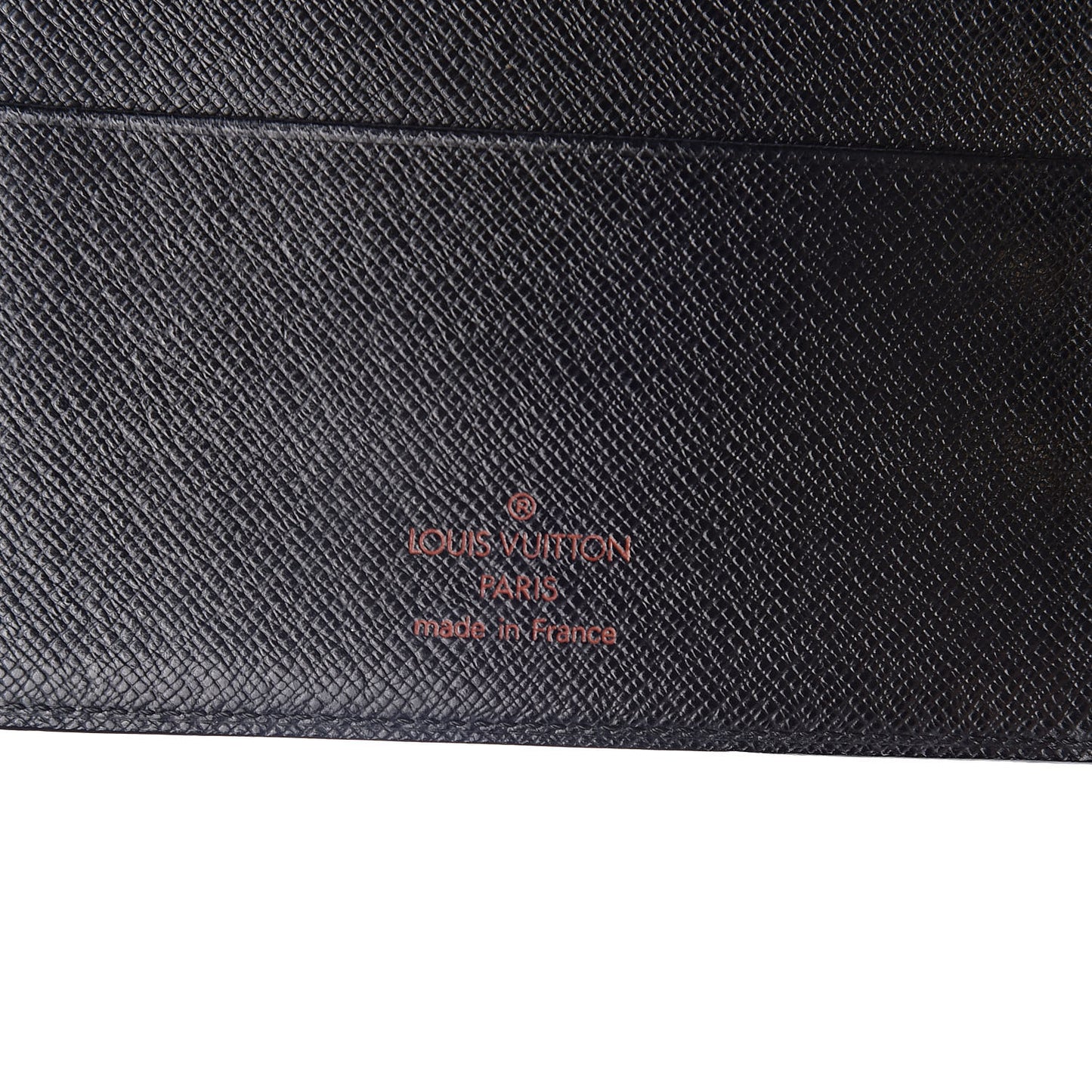 Epi Medium Ring Agenda Cover Black