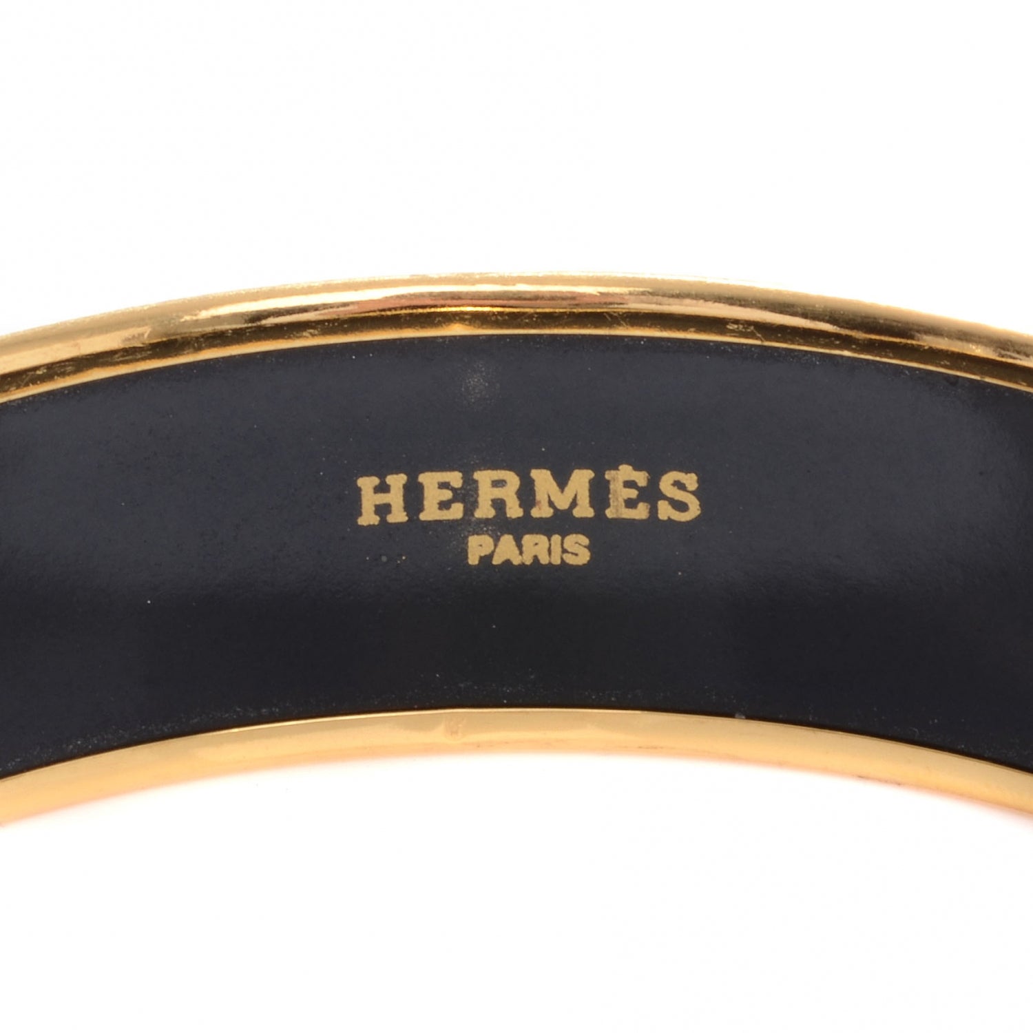 Hermes Enamel Printed Wide Brazil Bracelet 65 4 of 5