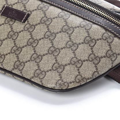 Gucci GG Supreme Monogram Belt Bag Dark Brown 9 of 9