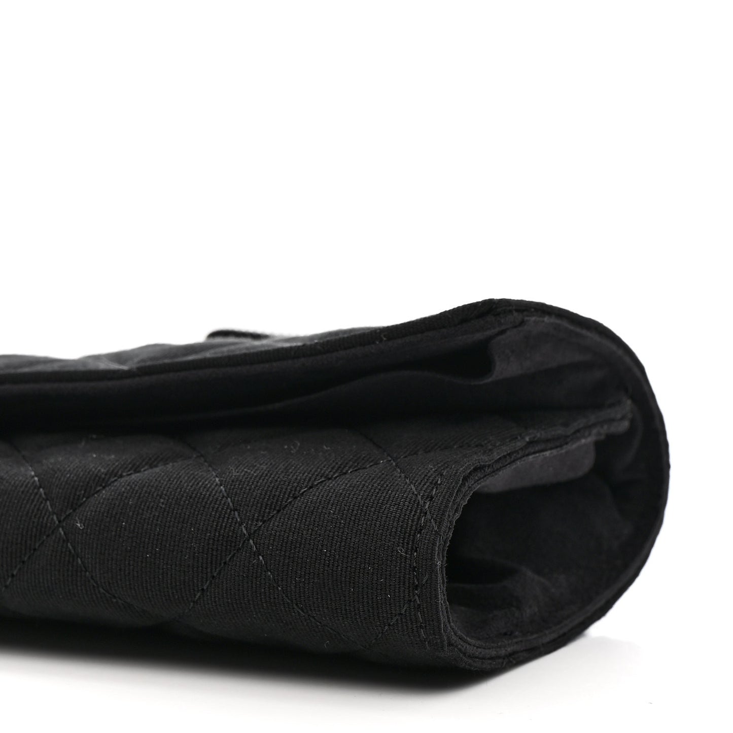 Grosgrain Quilted Jewelry Roll Case