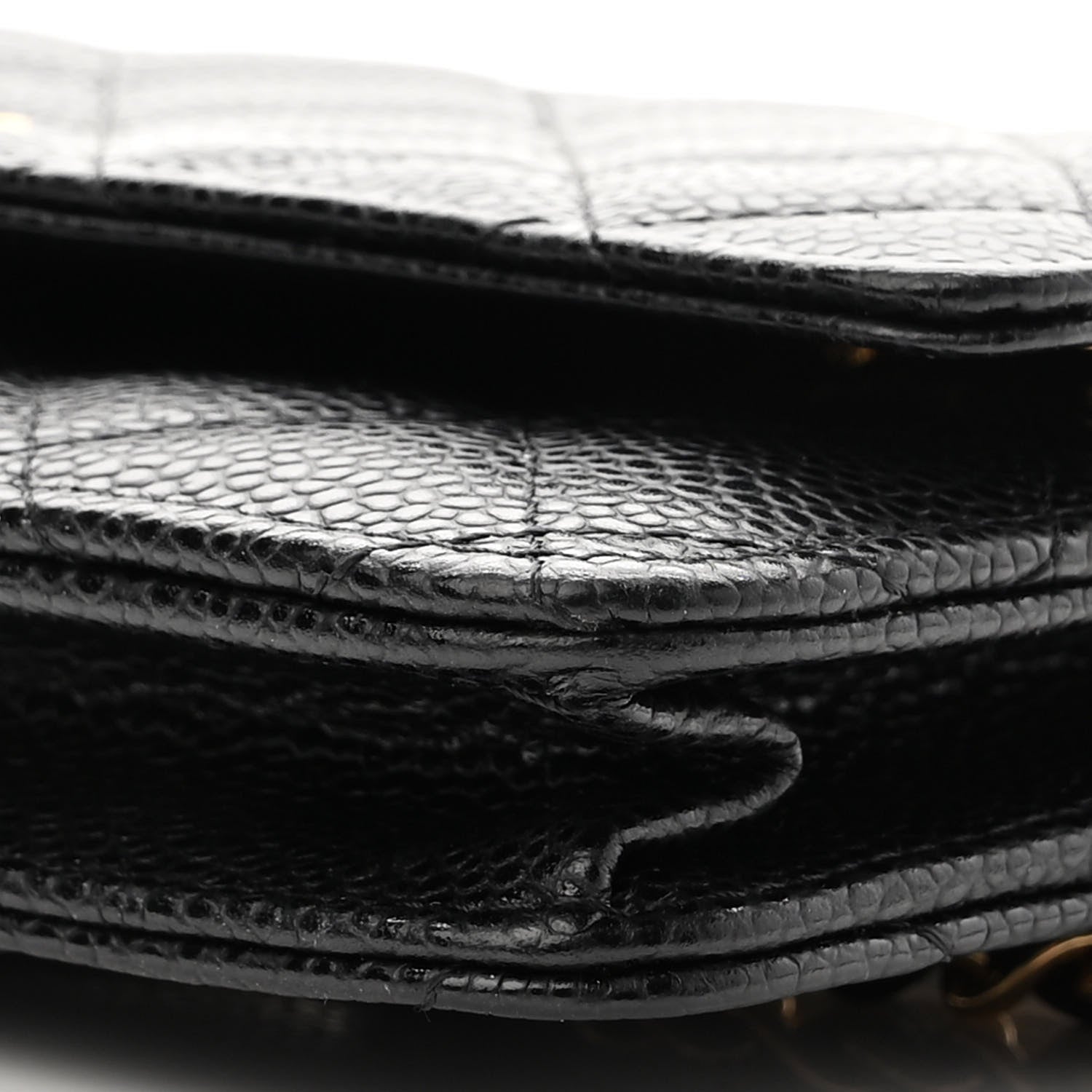 Chanel Caviar Quilted Wallet On Chain WOC Black 11 of 12