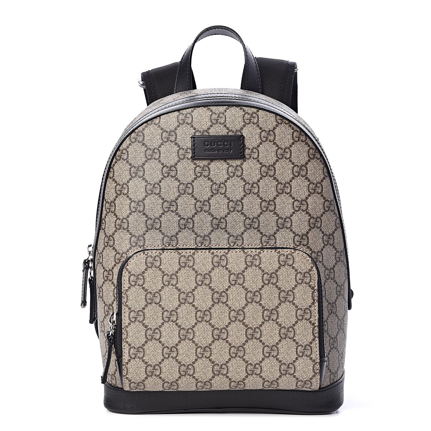 Gucci GG Supreme Monogram Small Eden Day Backpack Black 1 of 11
