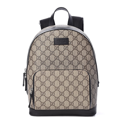 Gucci GG Supreme Monogram Small Eden Day Backpack Black 1 of 11