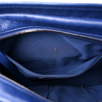 Chanel Aged Smooth Calfskin Quilted Medium Gabrielle Logo Hobo Blue 11 of 12