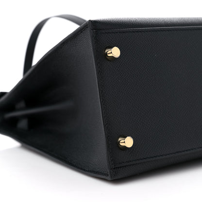 Hermes Epsom Kelly Sellier 28 Black 8 of 10