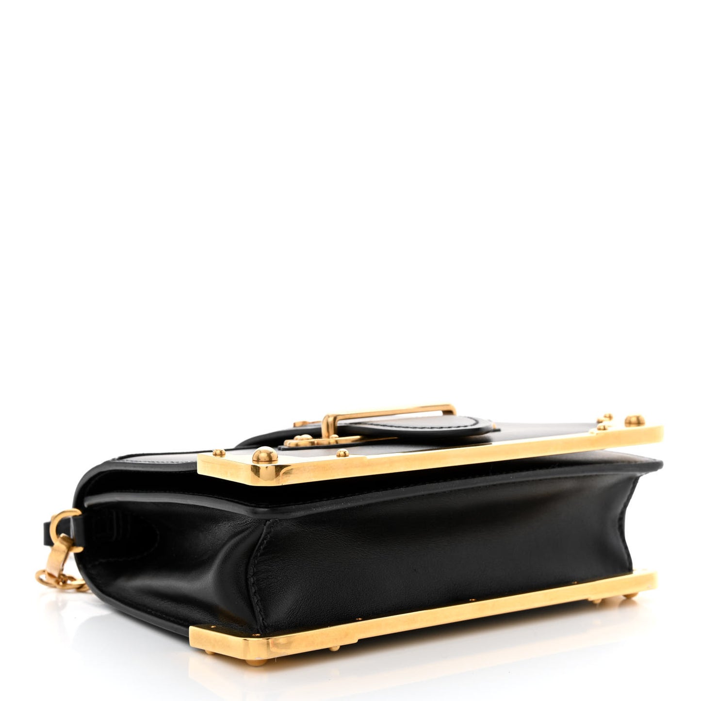 City Calf Saffiano Cahier Bag Black