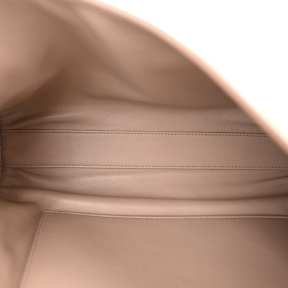 Saint Laurent Smooth Calfskin Suede Medium Reversible Monogram Kate Satchel Taupe 8 of 16