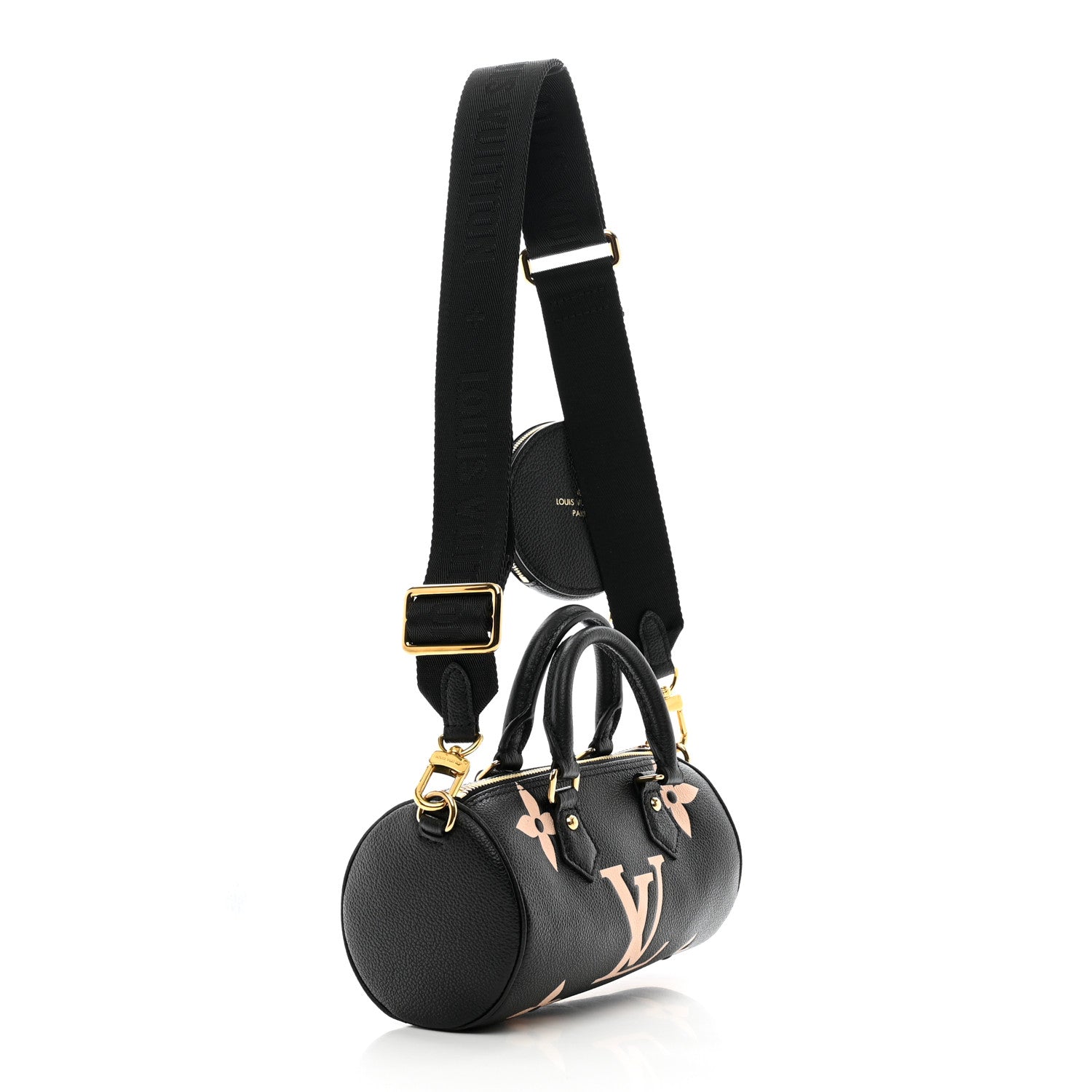 Louis Vuitton Empreinte Monogram Giant Papillon BB Black Beige 3 of 9