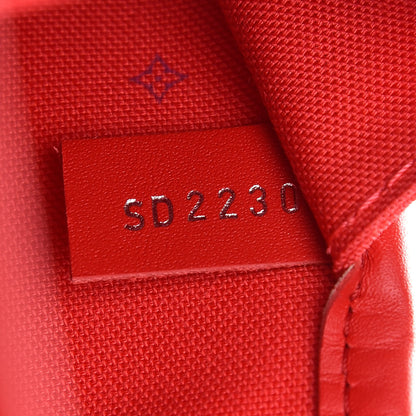 Louis Vuitton Monogram Escale Neverfull MM Rouge 9 of 15