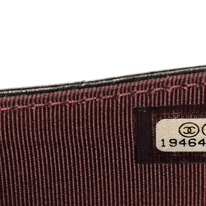 Chanel Lambskin Quilted Small Flap Wallet Black 7 of 8