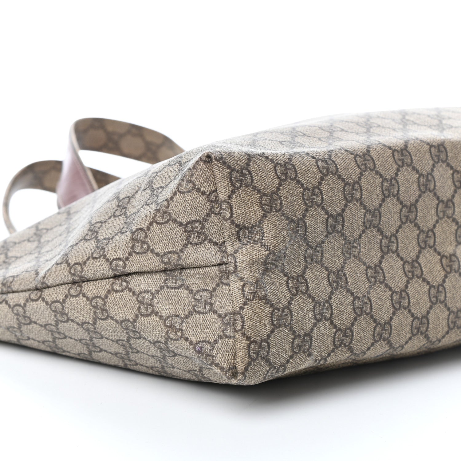 Gucci GG Plus Monogram Medium Signature Web Loop Tote Brown 10 of 11