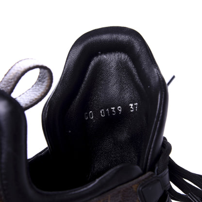Louis Vuitton Calfskin Patent Monogram LV Archlight Sneakers 37 Black 9 of 11