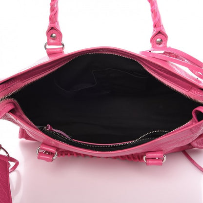Balenciaga Agneau Classic Silver Hardware S City Rose Flamingo 5 of 8