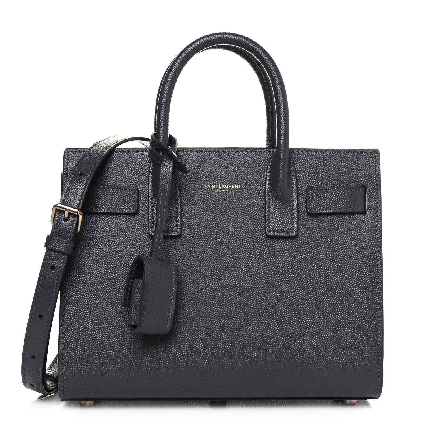 Saint Laurent Grain De Poudre Calfskin Nano Sac De Jour Storm 1 of 14