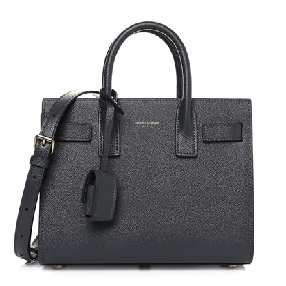 Saint Laurent Grain De Poudre Calfskin Nano Sac De Jour Storm 1 of 14
