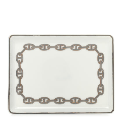 Hermes Porcelain Chaine d' Ancre Sushi Plate 1 of 6