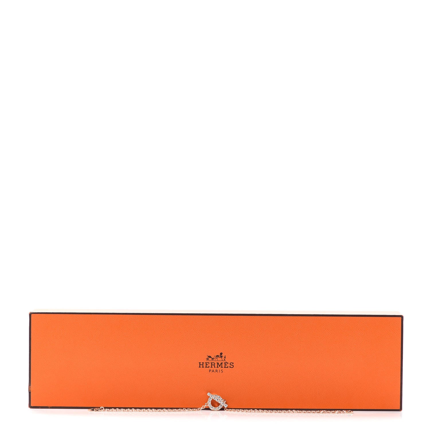 Hermes 18K Rose Gold Diamond Finesse Bracelet ST 5 of 5