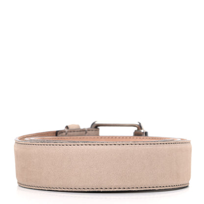 Gucci Suede Bamboo Buckle Belt 95 38 Beige 2 of 5
