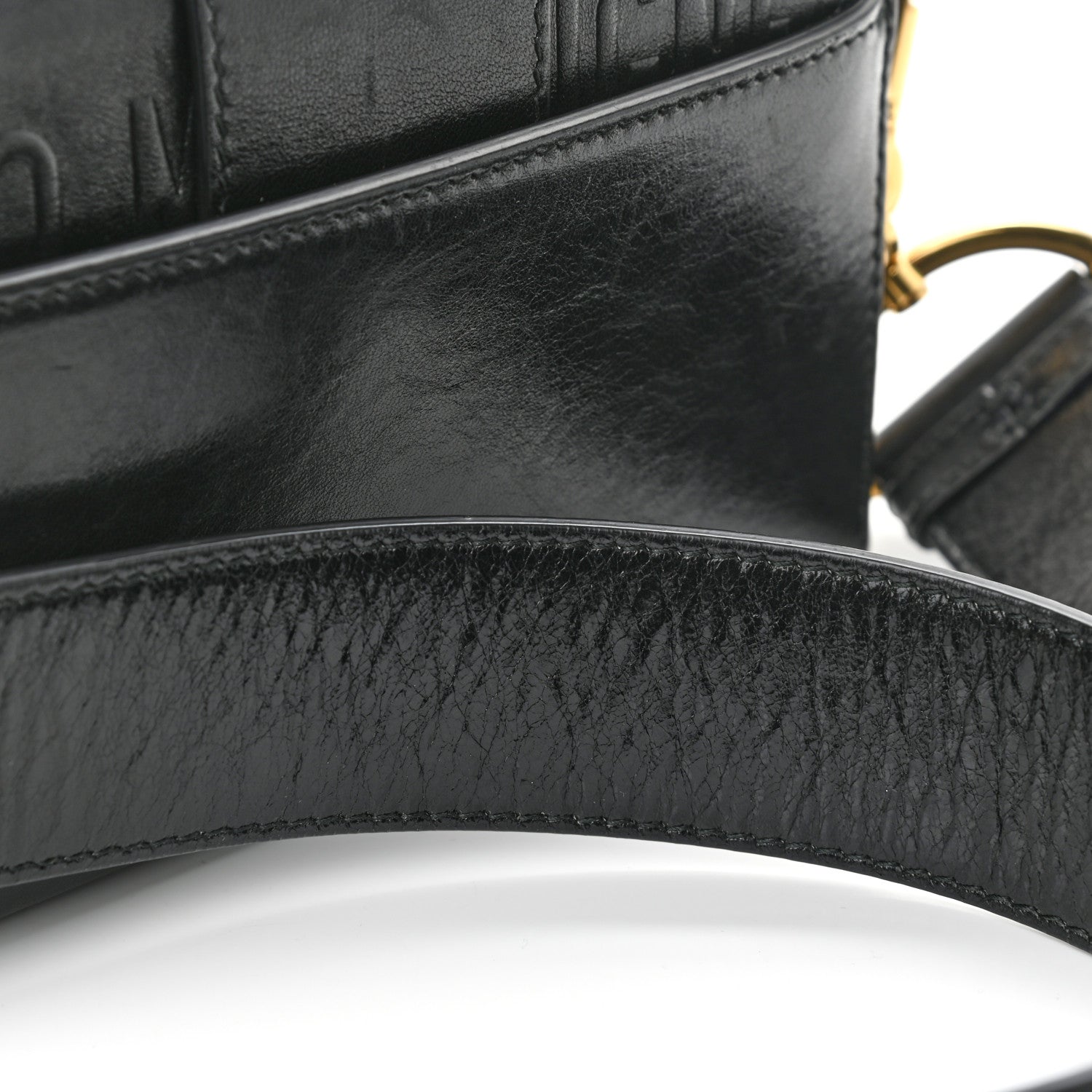 Christian Dior Crackled Lambskin 30 Montaigne Box Bag Black 12 of 13