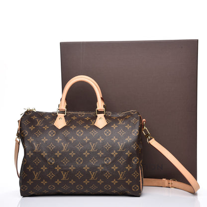 Louis Vuitton Monogram Speedy Bandouliere 35 10 of 10
