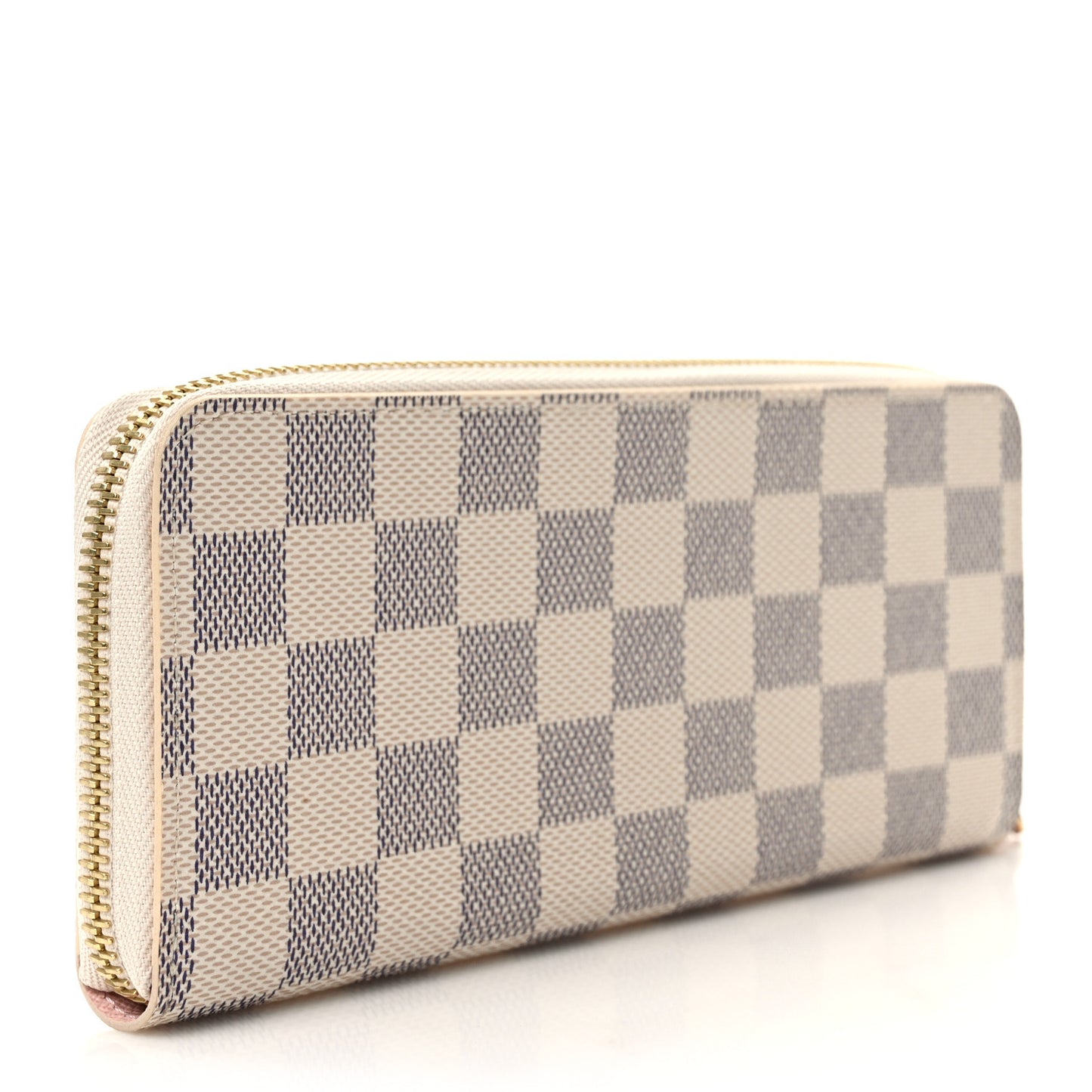 Damier Azur Clemence Wallet Rose Ballerine