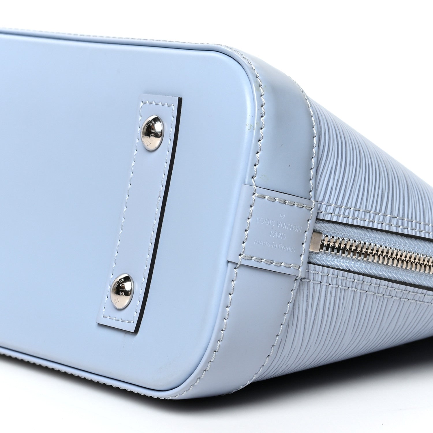 Louis Vuitton Epi Jacquard Alma BB Bleu Nuage 8 of 8