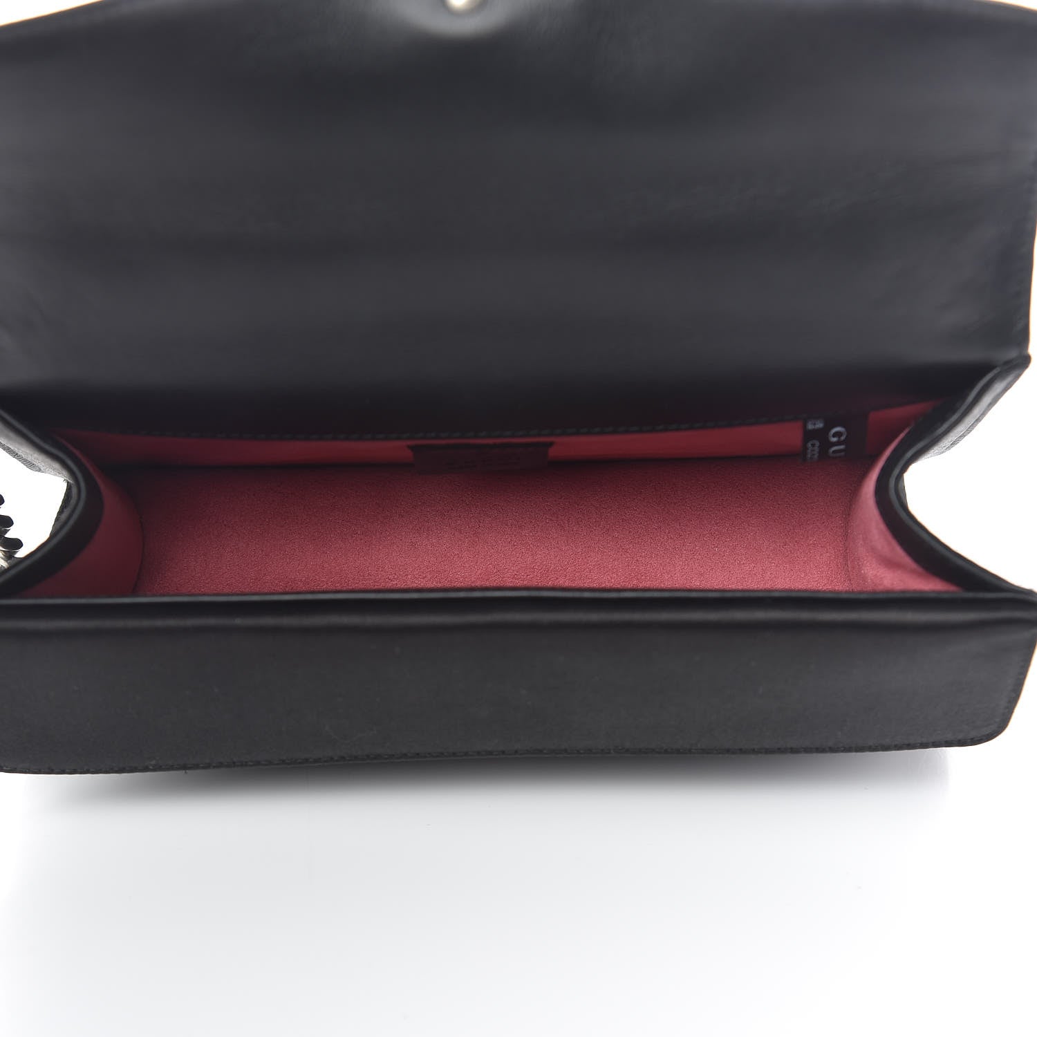 Gucci Satin Silk Crystal Small Dionysus Shoulder Bag Black Black Diamond 8 of 12