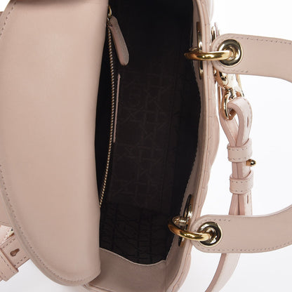 Christian Dior Lambskin Cannage Small Lucky Badges My Lady Dior Pink 5 of 7