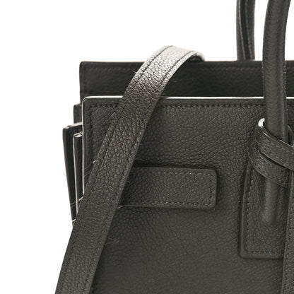 Saint Laurent SAINT LAURENT Grain De Poudre Small Sac De Jour Dark Smog 9 of 13