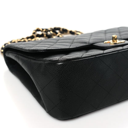 Chanel Caviar Quilted Jumbo Single Flap Black 9 of 10