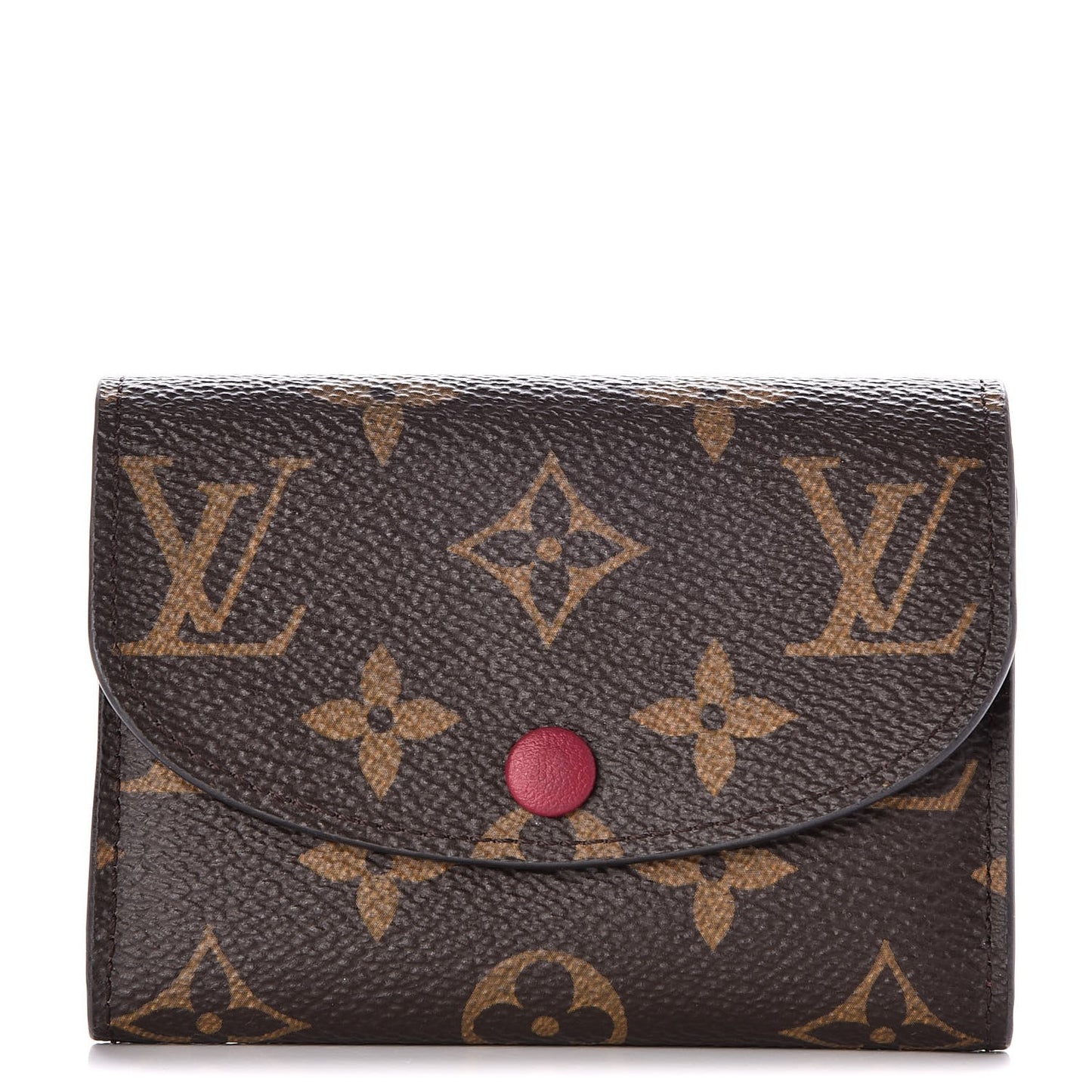 Monogram Rosalie Coin Purse Fuchsia