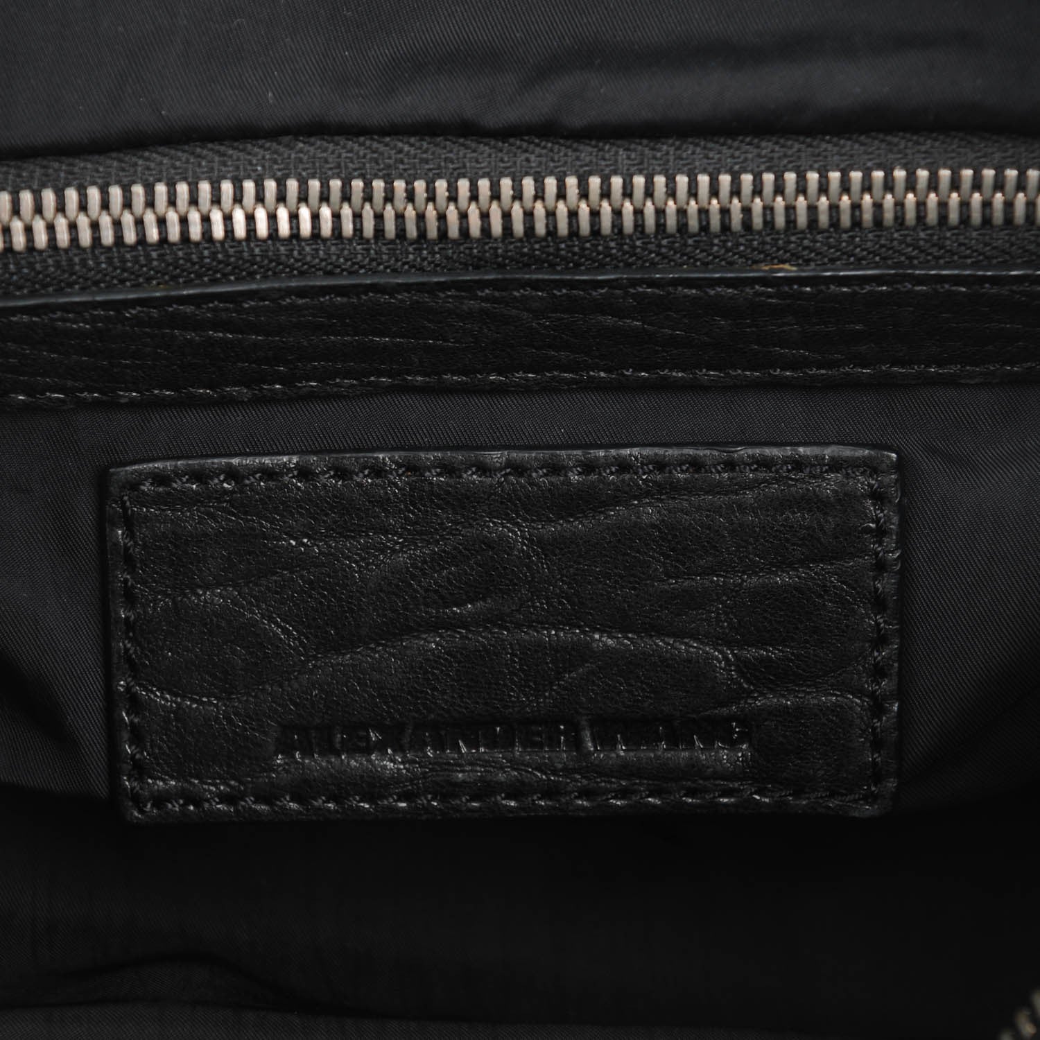 Alexander Wang Pebbled Lambskin Rocco Black Nickel Hardware 6 of 9