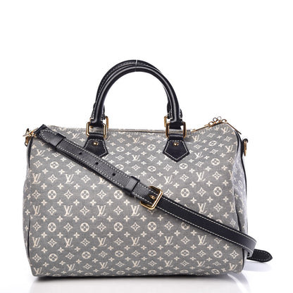 Louis Vuitton Monogram Idylle Speedy Bandouliere 30 Encre 1 of 8