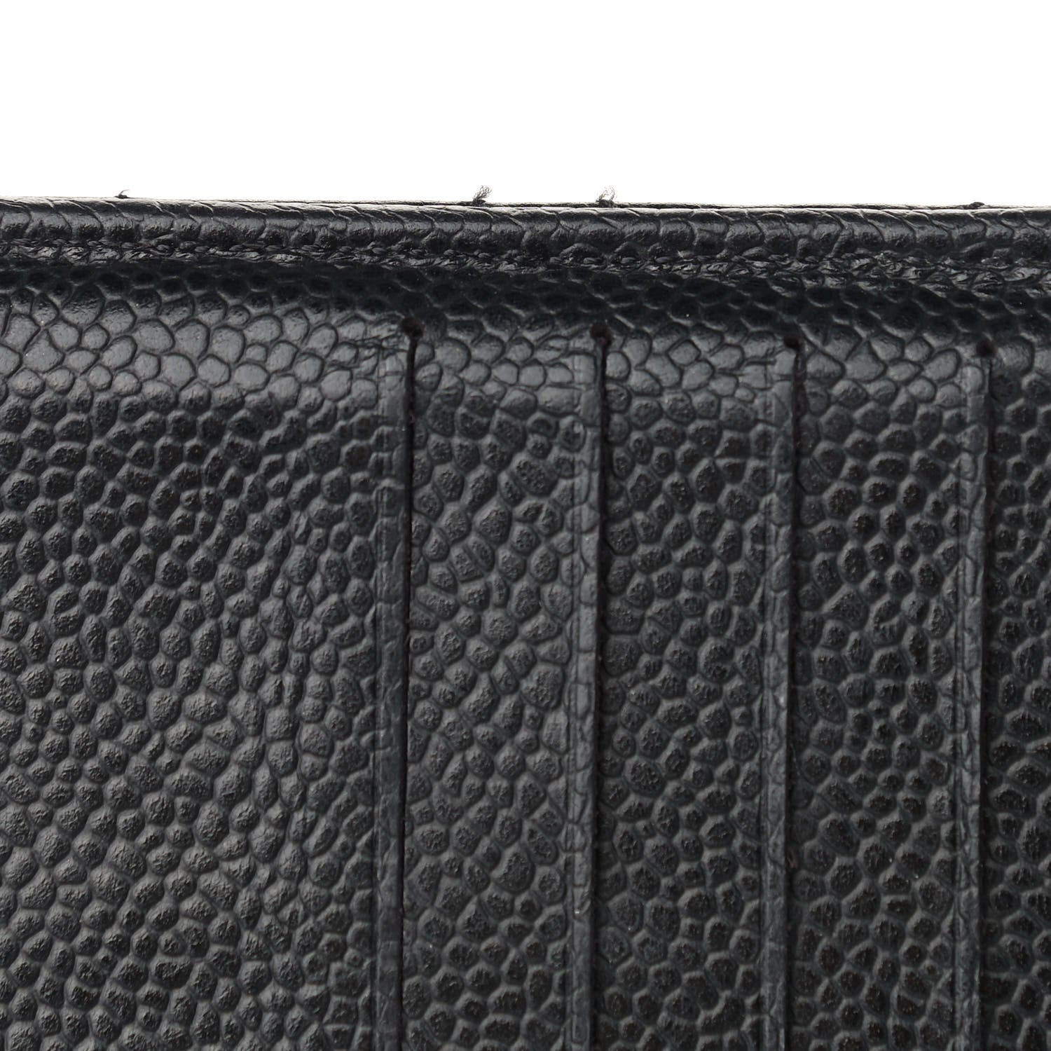 Chanel Caviar Quilted Yen Wallet Black 12 of 17