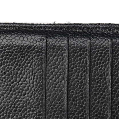 Chanel Caviar Quilted Yen Wallet Black 12 of 17