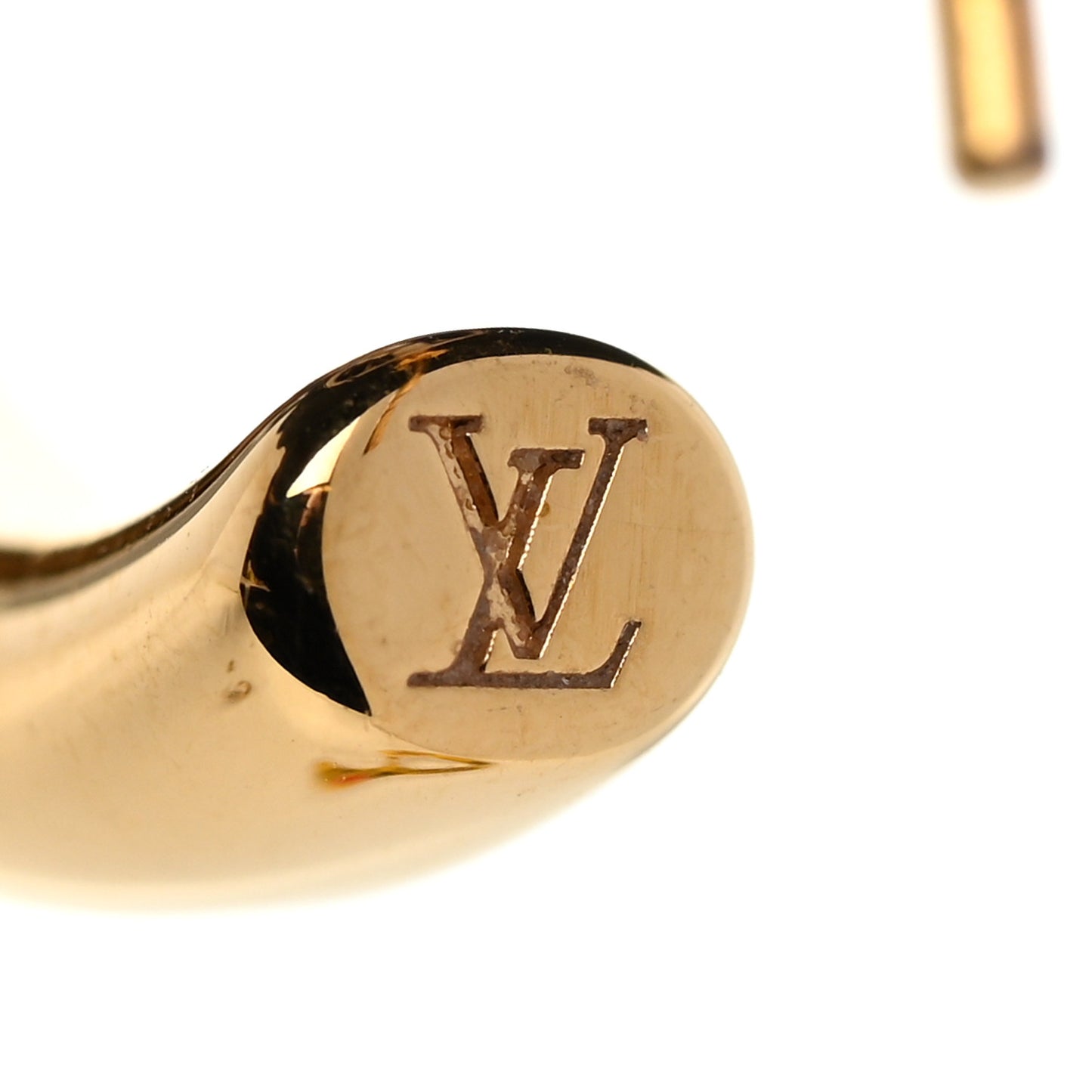 Metal My LV Dore PM Hoop Earrings Gold Silver
