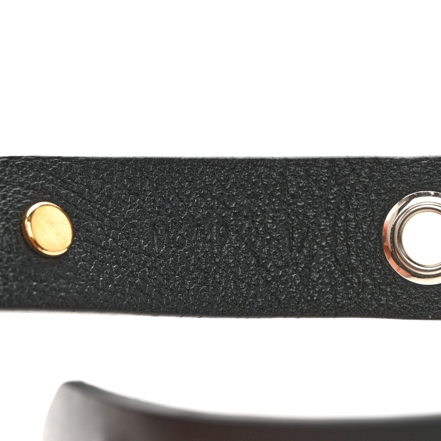Louis Vuitton Calfskin Twist Bracelet 17 Black 6 of 8