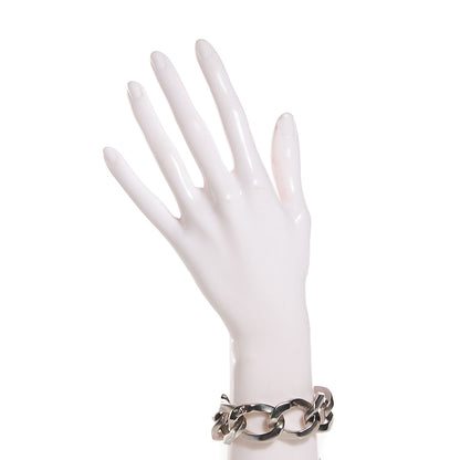 Chanel Chain Link CC Bracelet Silver 2 of 3
