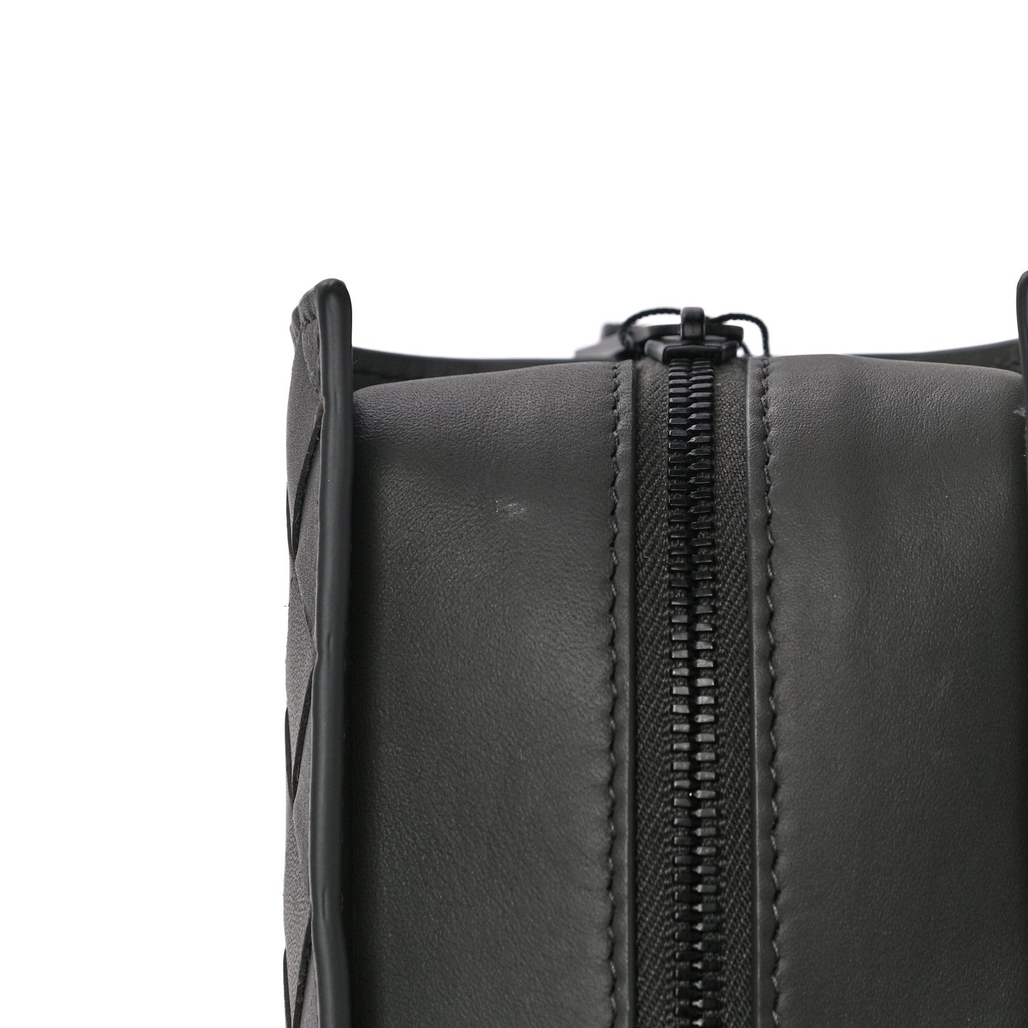 Bottega Veneta Nappa Maxi Intreccio Wristlet Pouch Graphite 12 of 18