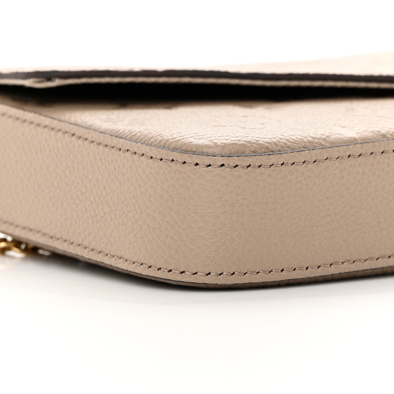 Louis Vuitton Empreinte Pochette Felicie Chain Wallet Tourterelle 10 of 11