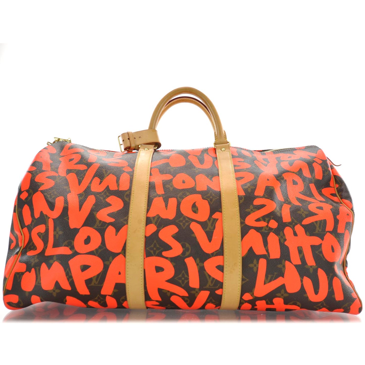 Monogram Graffiti Keepall 50 Orange