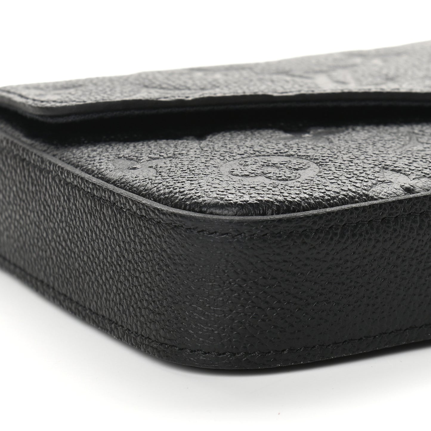 Empreinte Pochette Felicie Chain Wallet Black