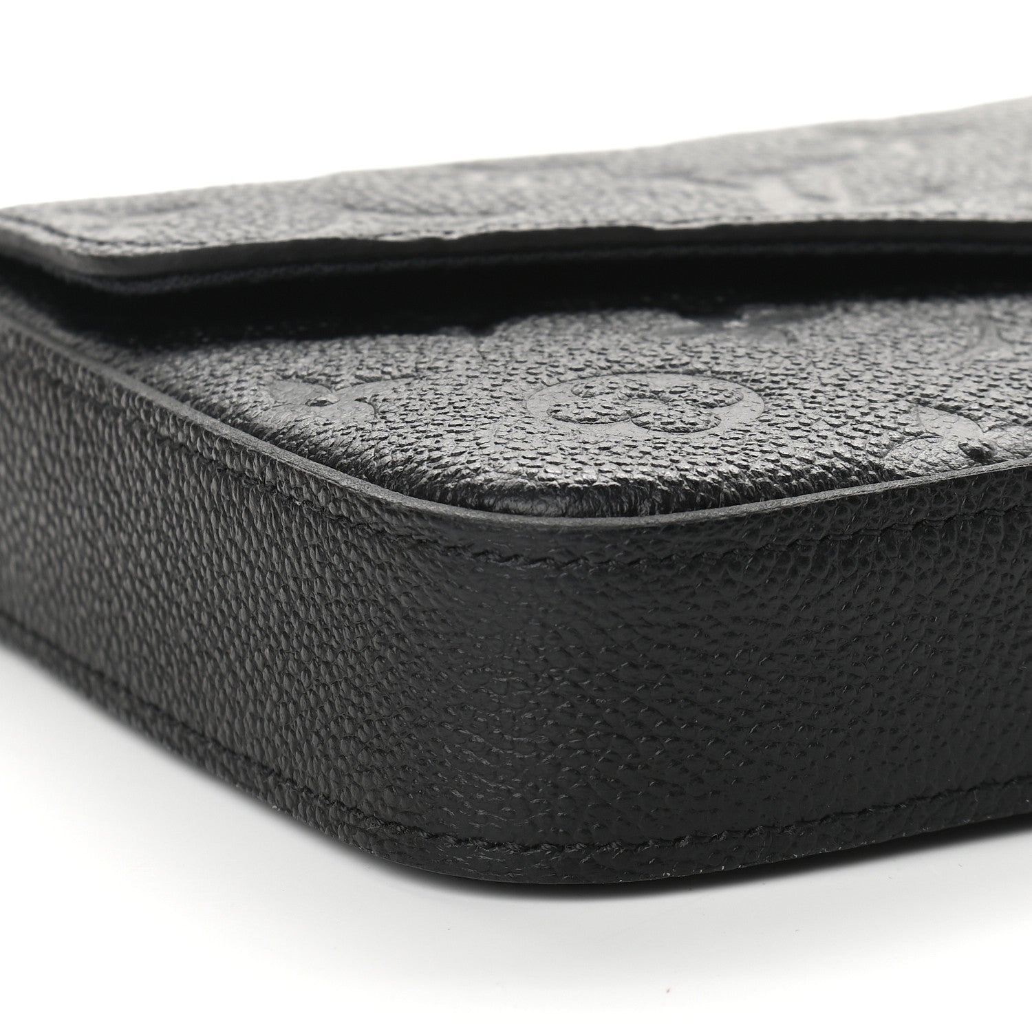Louis Vuitton Empreinte Pochette Felicie Chain Wallet Black 8 of 9