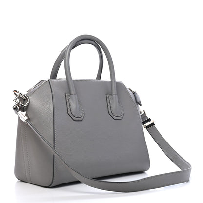 Givenchy Sugar Goatskin Small Antigona Pearl Grey 3 of 9